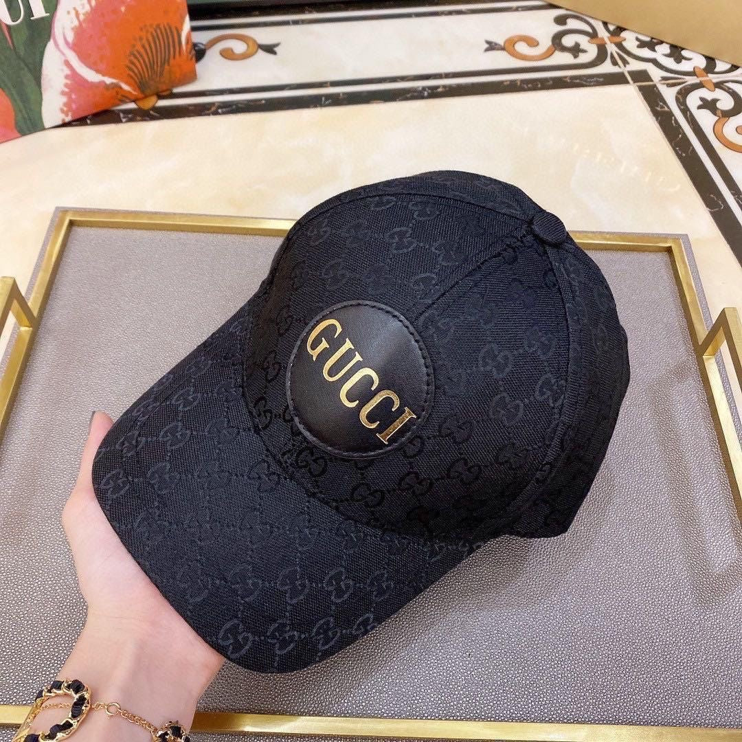 Luxury Fashion Brand Print Brown Baseball Cap