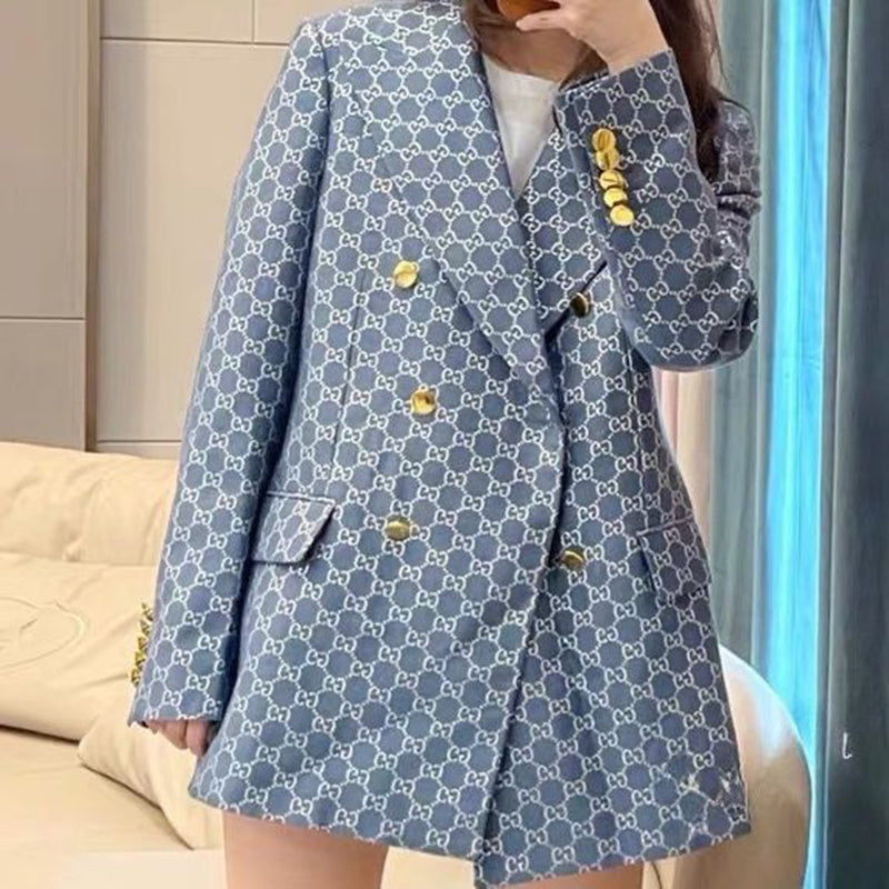 Fashion lapel silver silk suit PD1023090109