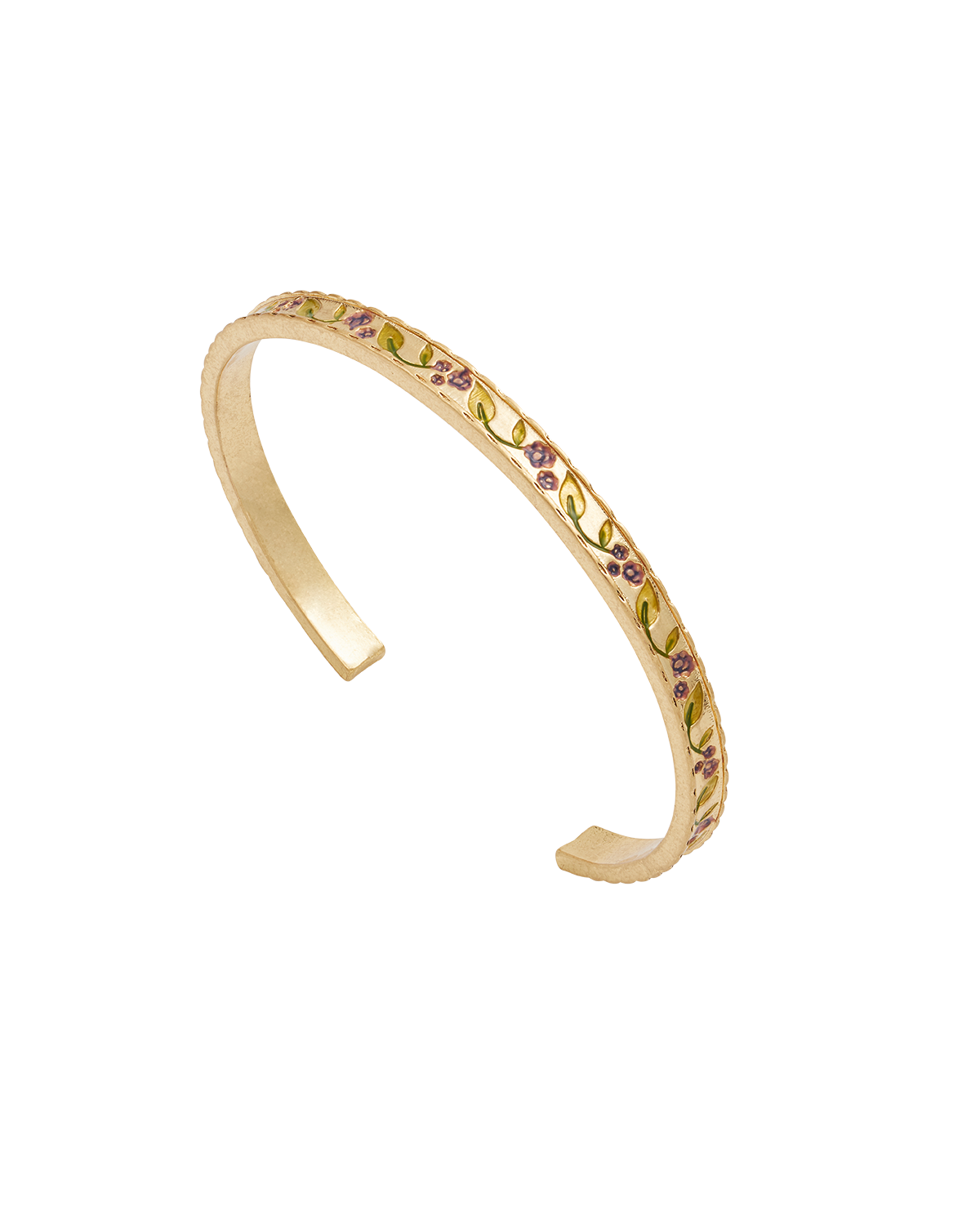 Gold Blackberry Bramble Bangle