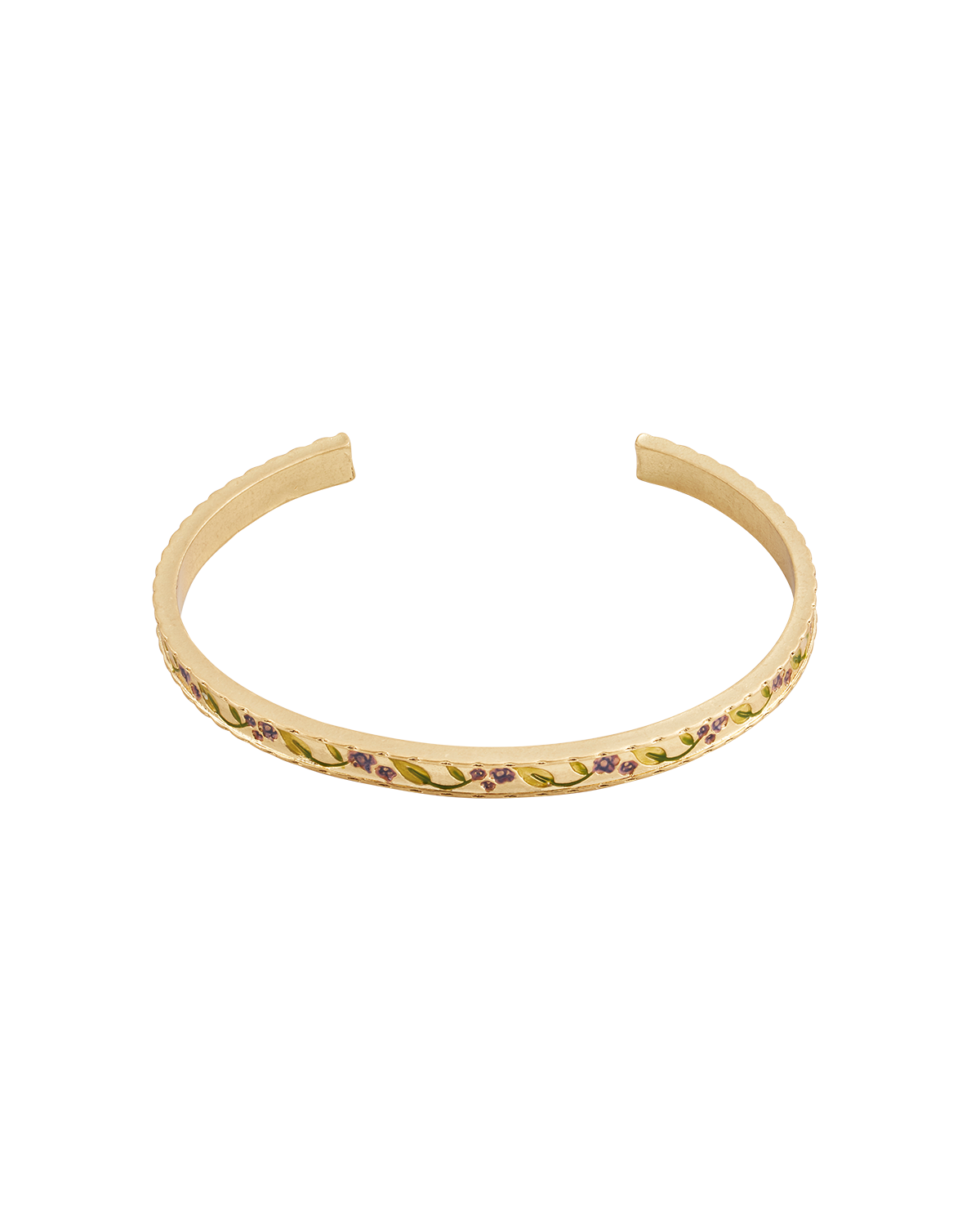 Gold Blackberry Bramble Bangle