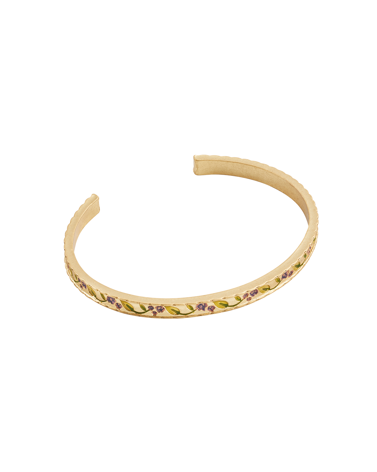 Gold Blackberry Bramble Bangle