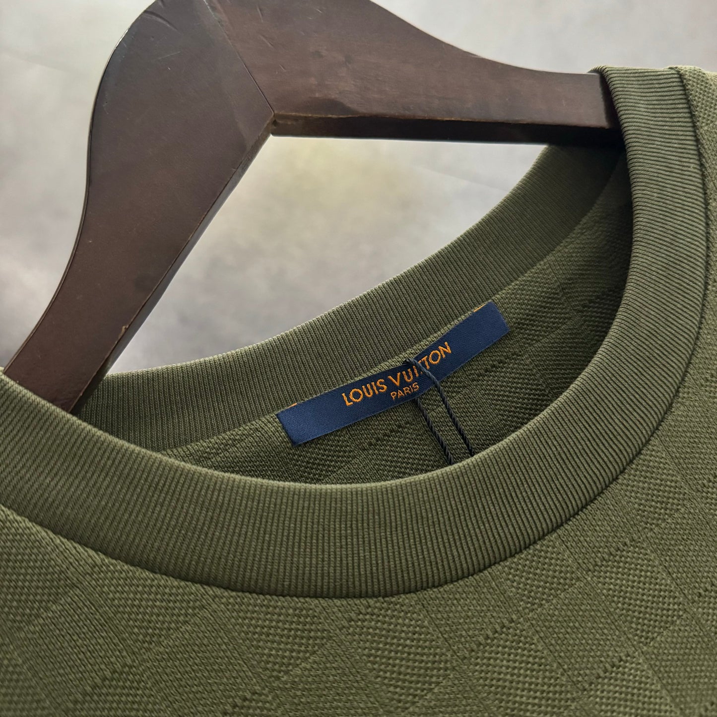 LV Chess jacquard + small logo embroidery T-shirt 1825041706