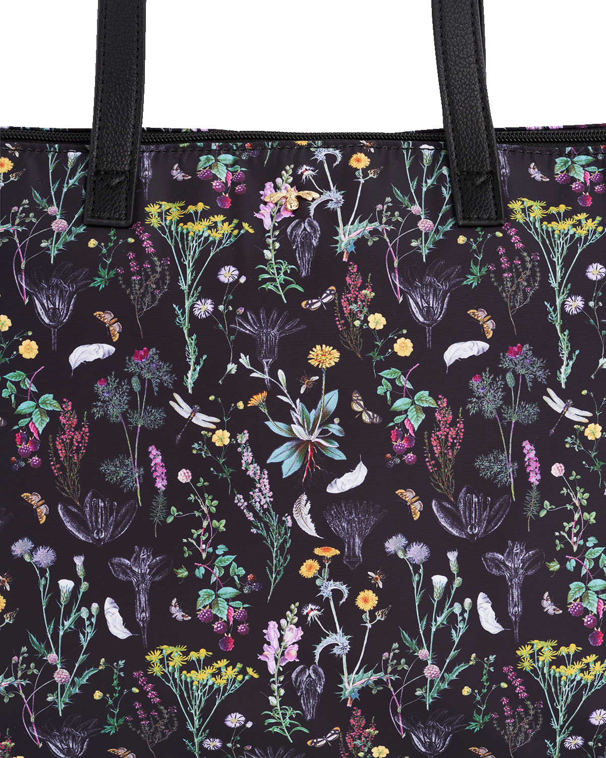 Black Wilderness Grab Tote Large