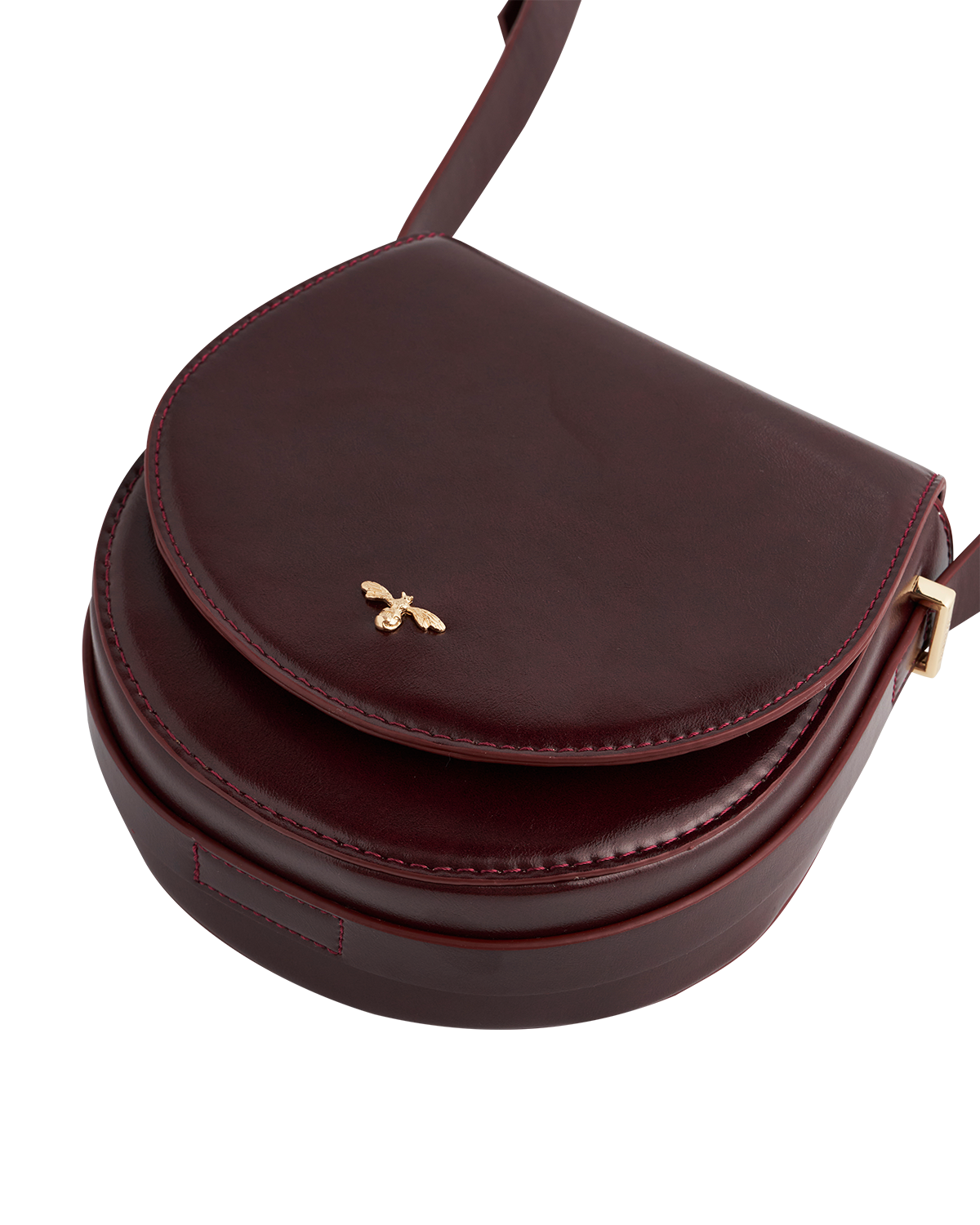 Cherry Red Saddle Bag