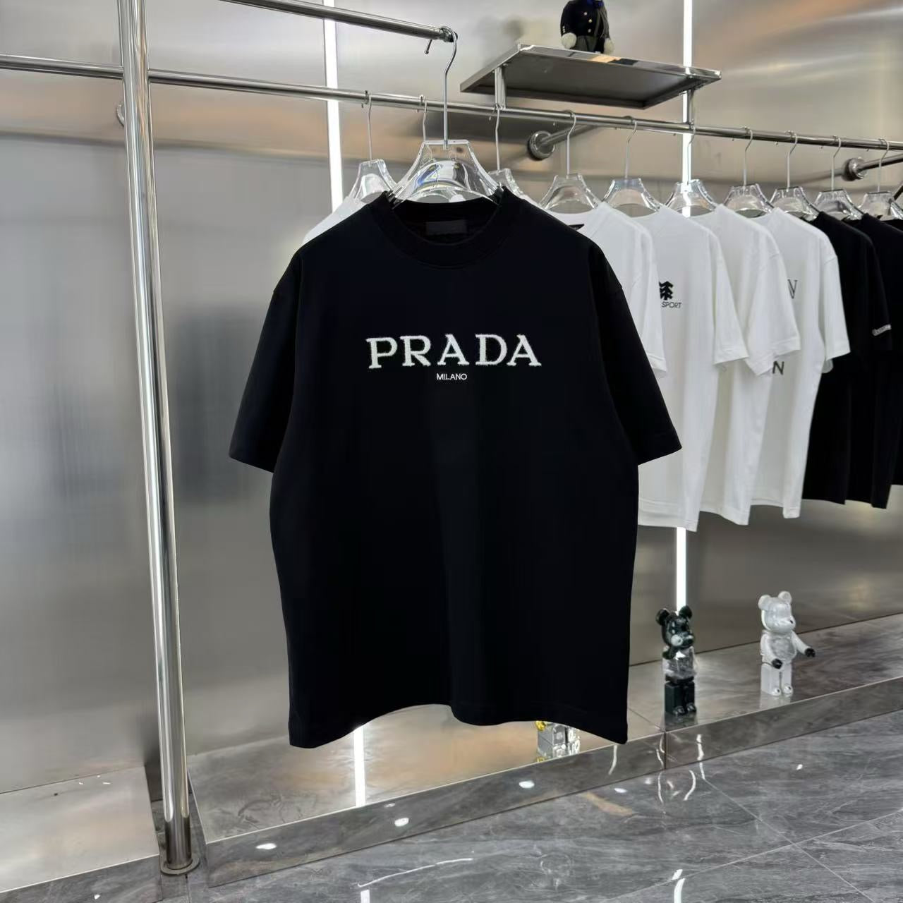 PR Cotton embroidery couple T-shirt 1825052021