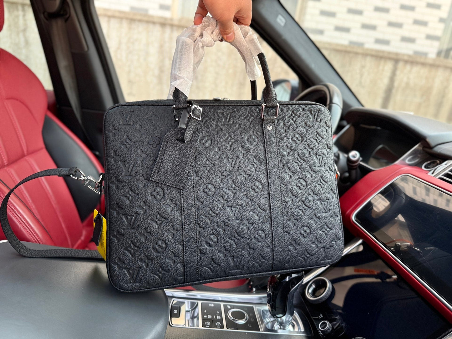 LV Embossed Briefcase 1825040810