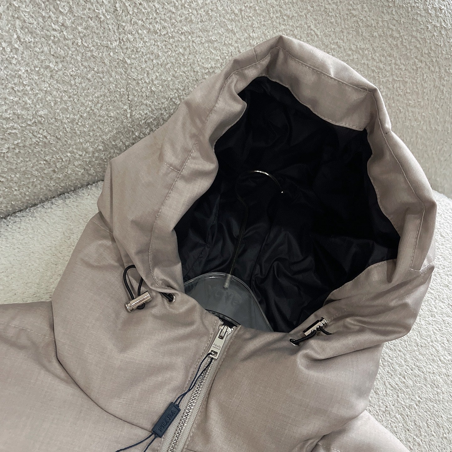 P hooded cotton vest jacket 1825090901