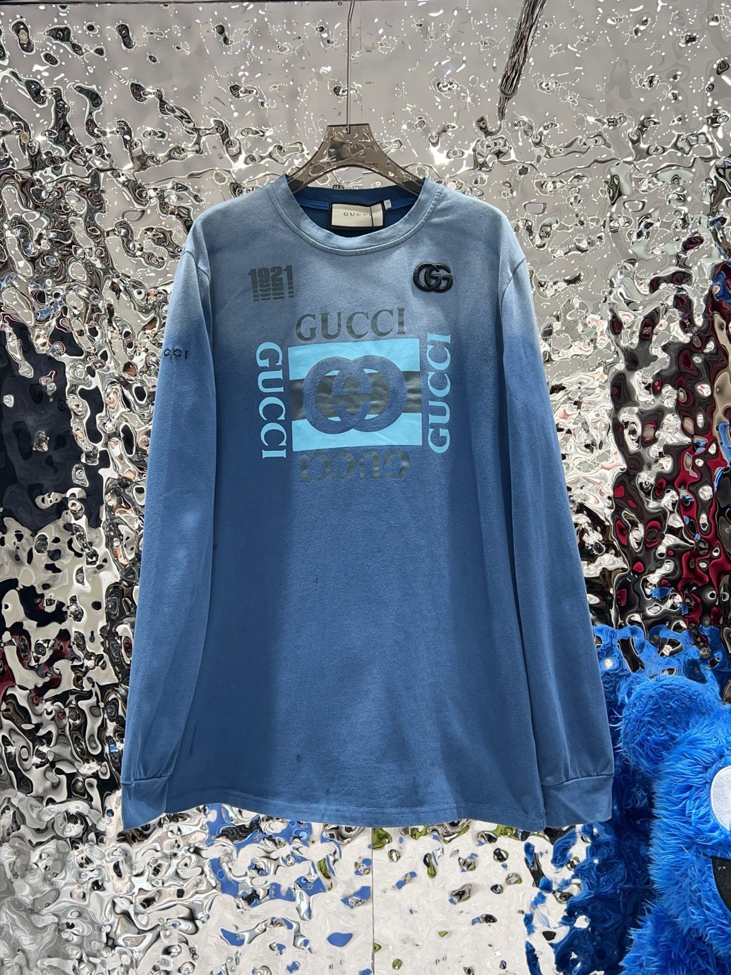 G Heavy washed gradient sweatshirt 1825090907