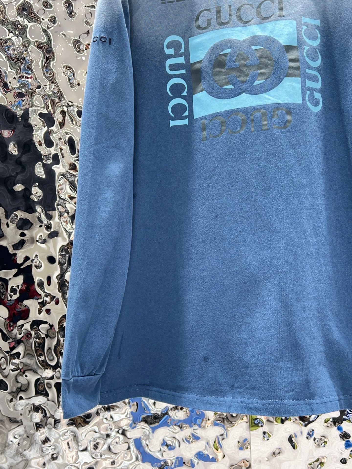 G Heavy washed gradient sweatshirt 1825090907