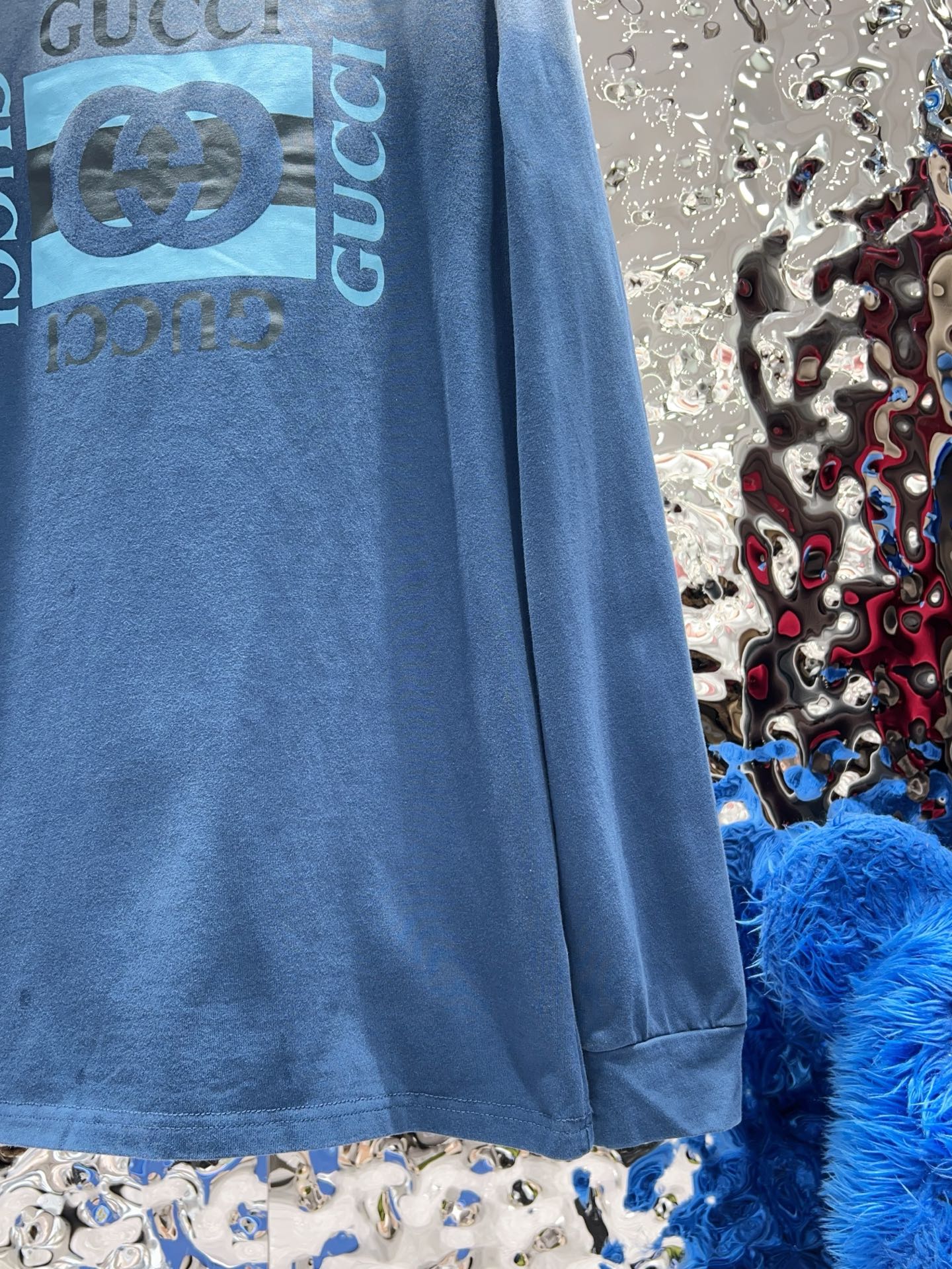 G Heavy washed gradient sweatshirt 1825090907