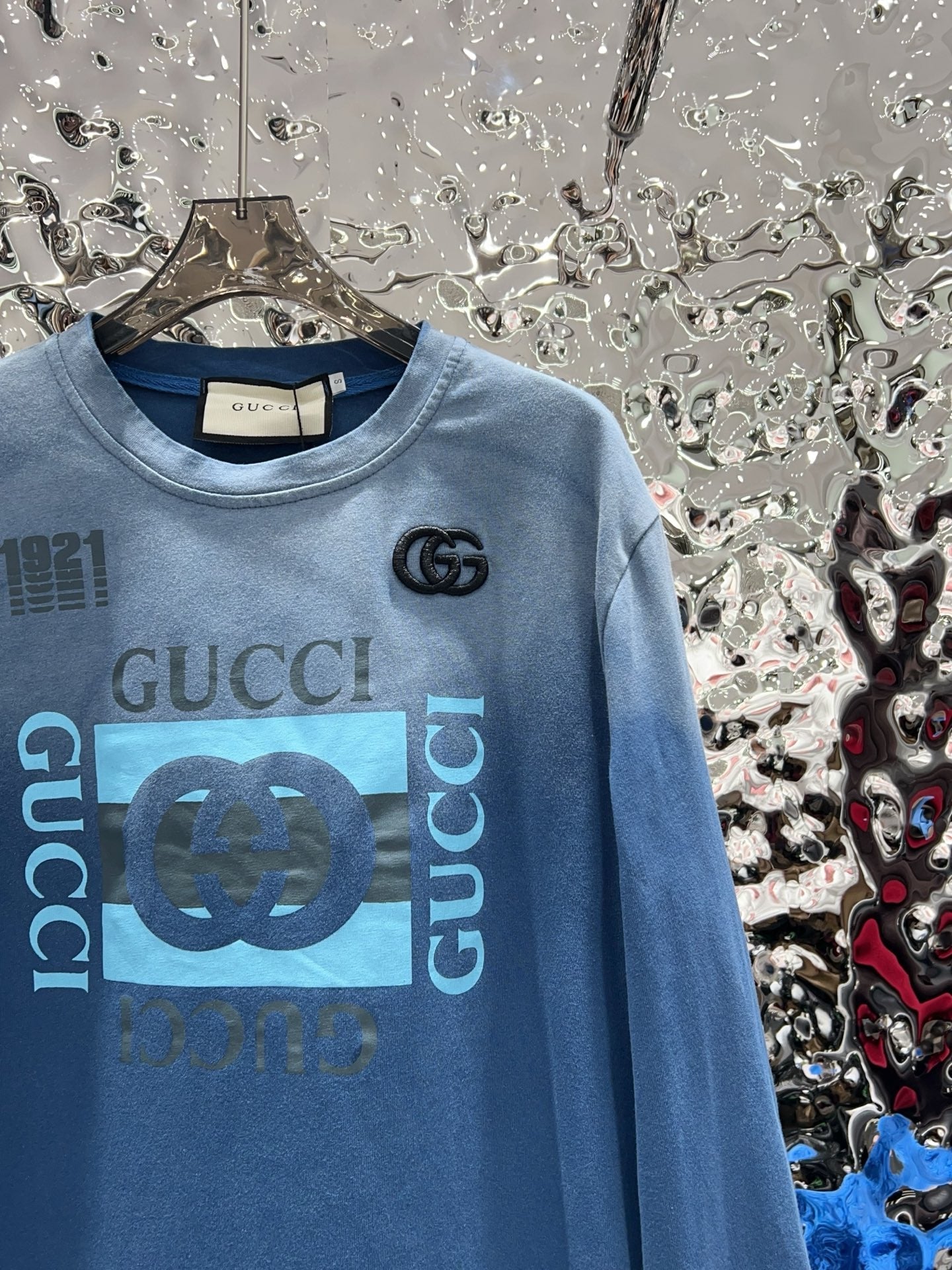 G Heavy washed gradient sweatshirt 1825090907