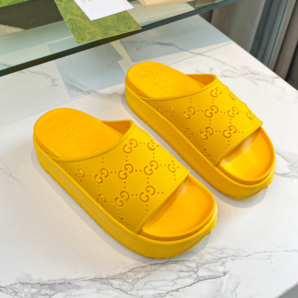 G logo ice cream platform slippers  XC16061203