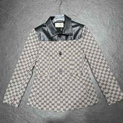 GG Paneled leather suit 1825040808