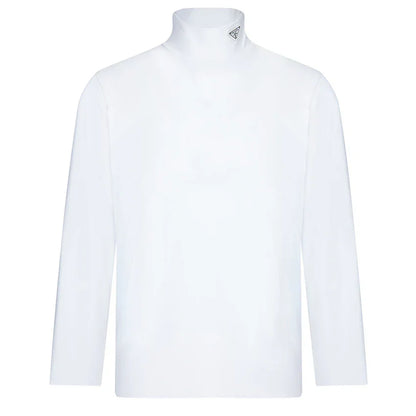 Unisex fashion and versatile high neck base shirt 1024080503
