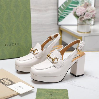 GG Horsebit slingback pumps 1825031805