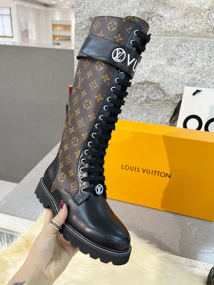 LV 24 autumn and winter adjustable Velcro boots 1824112601