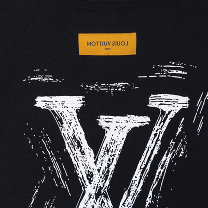 LV Front and back letter print T-shirt 1824103105