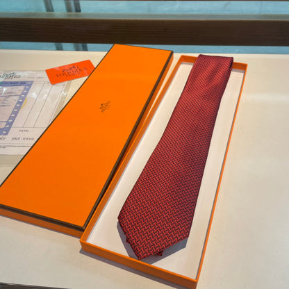 Geometric H pattern tie 1824053001