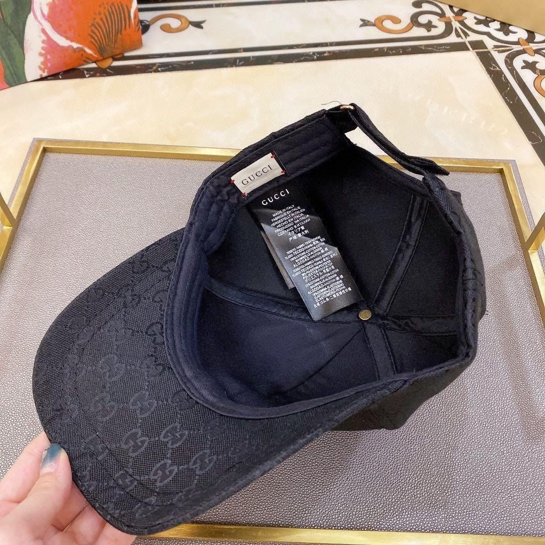Luxury Fashion Brand Print Brown Baseball Cap