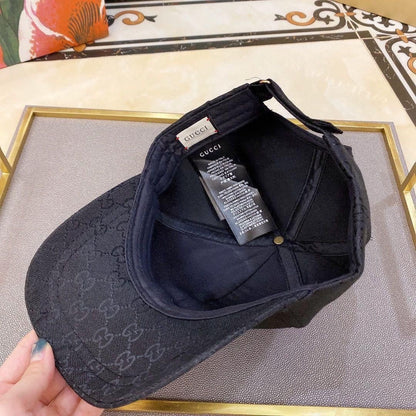 Luxury Fashion Brand Print Brown Baseball Cap
