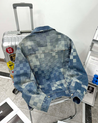 LV Plaid denim jacket 1825022821