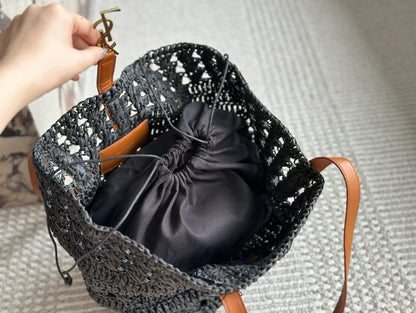 YSL straw handbag 0724041105