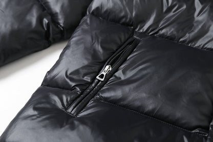 Classic logo red and green web down jacket XC0823102305