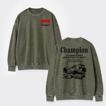 Paris Passion Racing Washed Sweatshirts