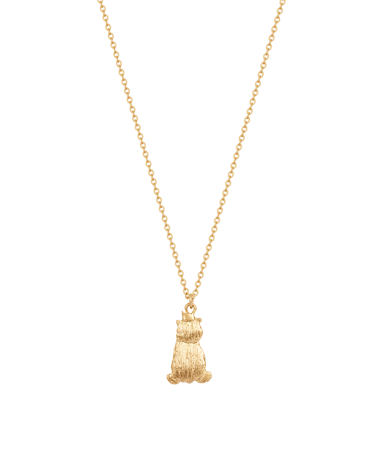 Gold Party Bear Necklace