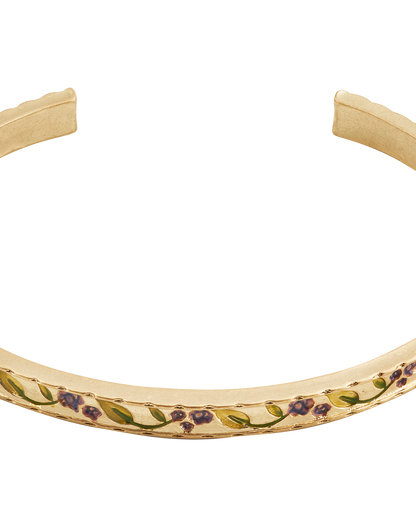 Gold Blackberry Bramble Bangle