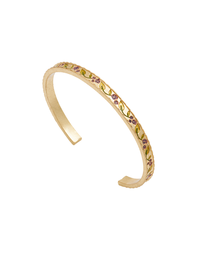 Gold Blackberry Bramble Bangle