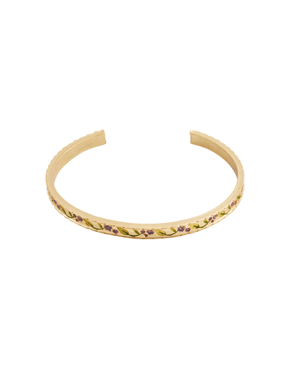 Gold Blackberry Bramble Bangle