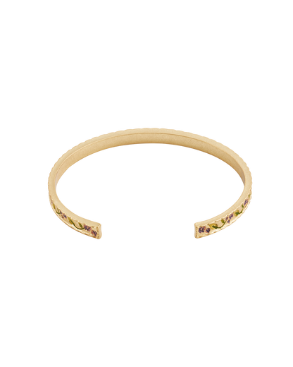 Gold Blackberry Bramble Bangle