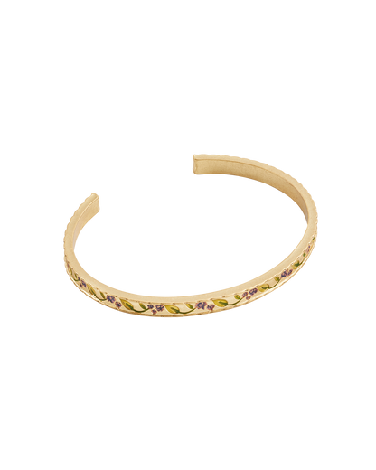 Gold Blackberry Bramble Bangle