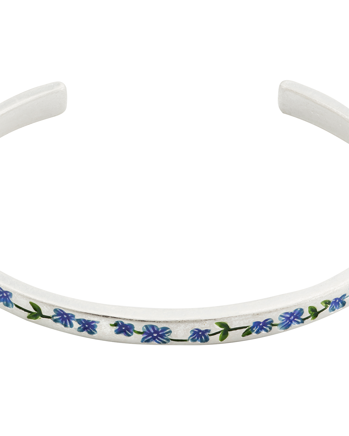 Silver Forget Me Not Bangle