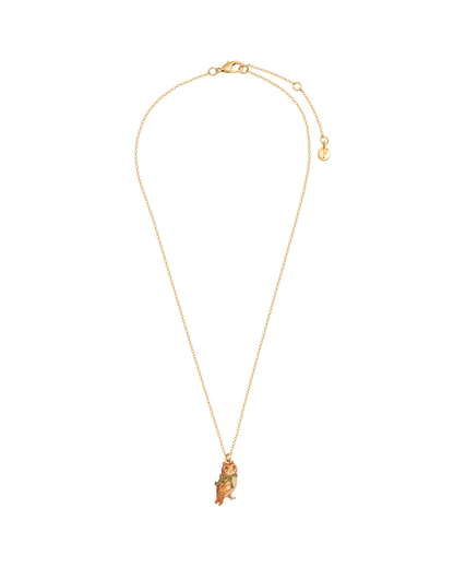 Gold Cosy Owl Necklace