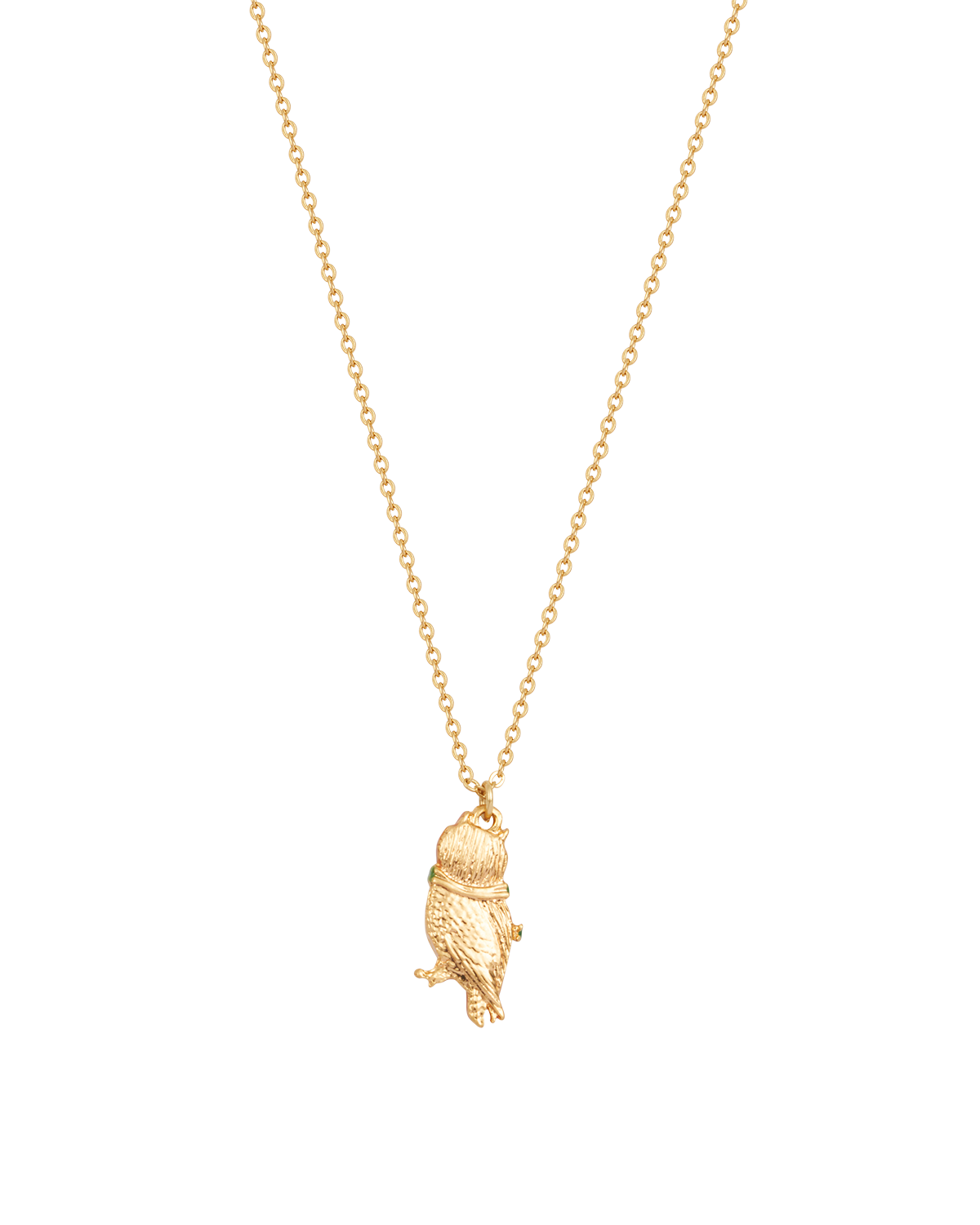 Gold Cosy Owl Necklace