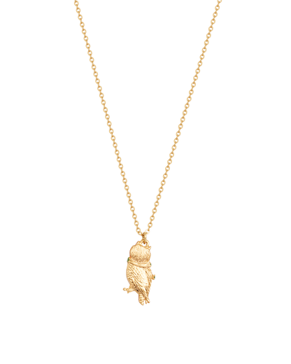 Gold Cosy Owl Necklace
