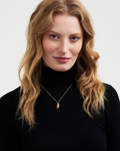 Gold Cosy Owl Necklace