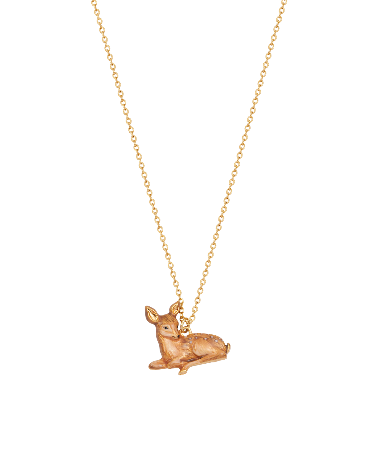 Gold Fawn Necklace