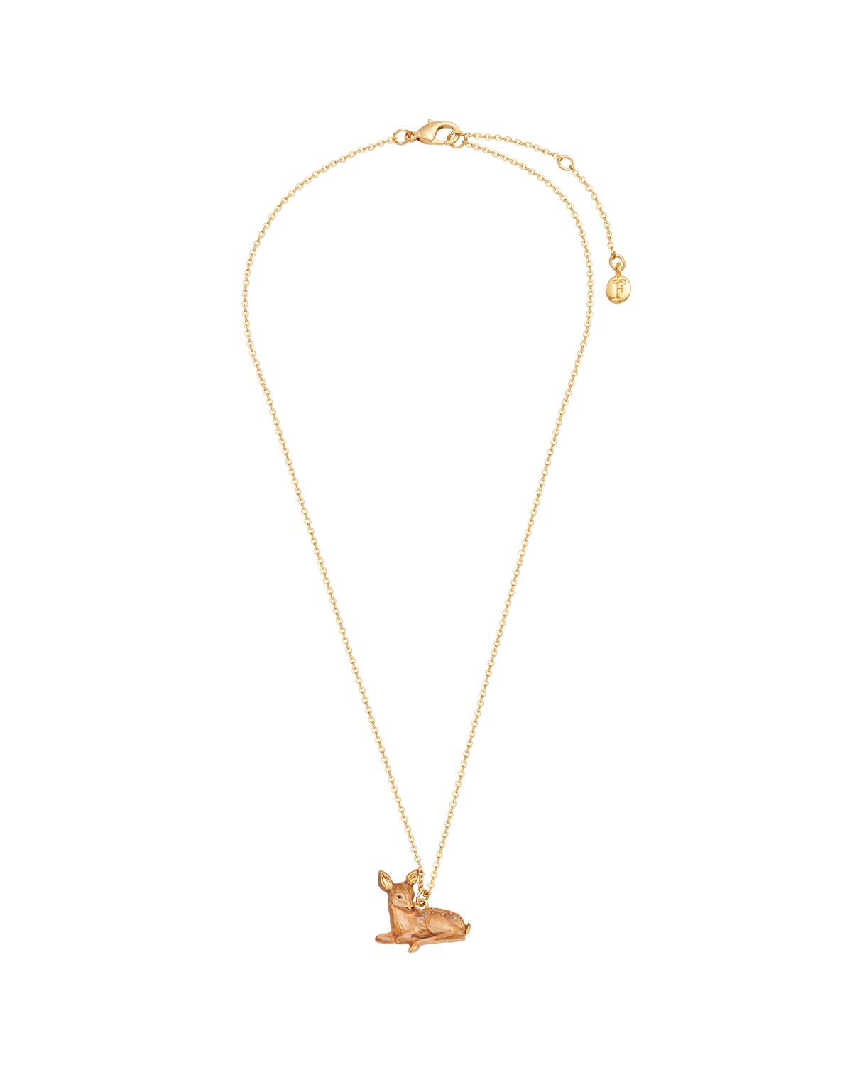 Gold Fawn Necklace