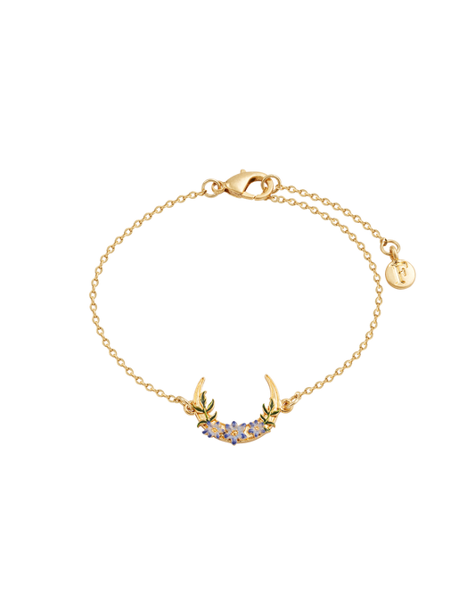 Gold Nightshade Moon Bracelet