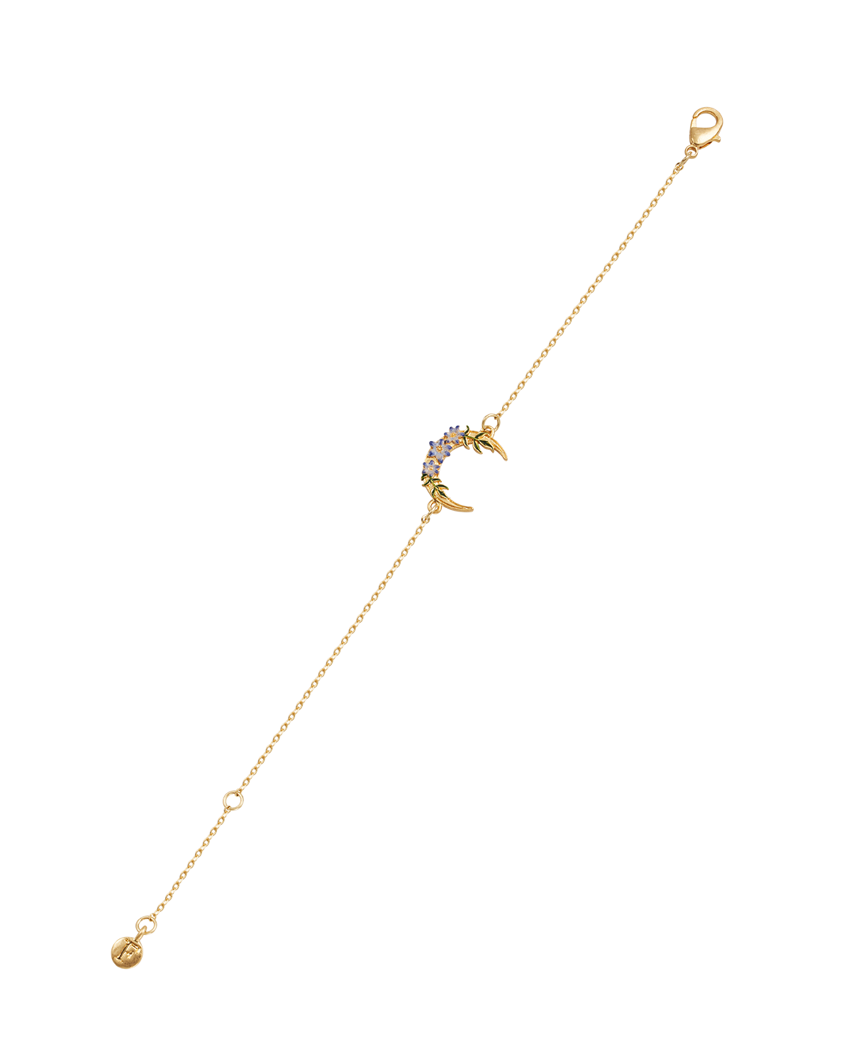 Gold Nightshade Moon Bracelet