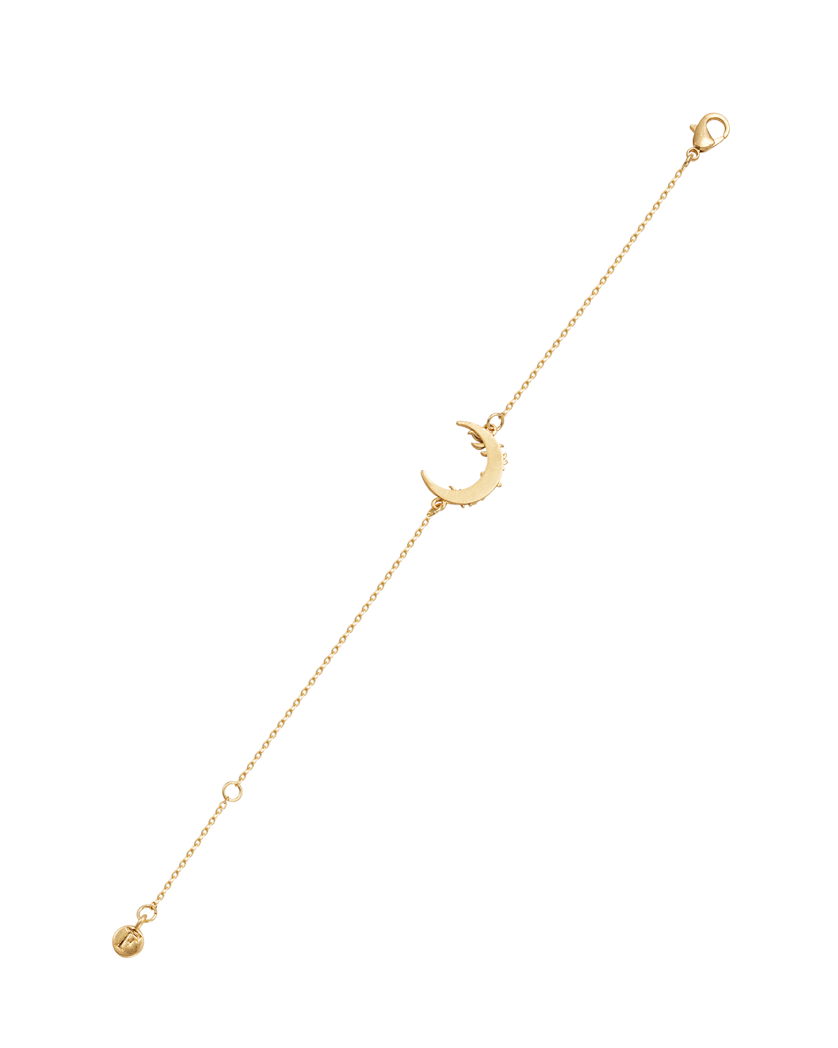 Gold Nightshade Moon Bracelet