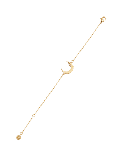 Gold Nightshade Moon Bracelet