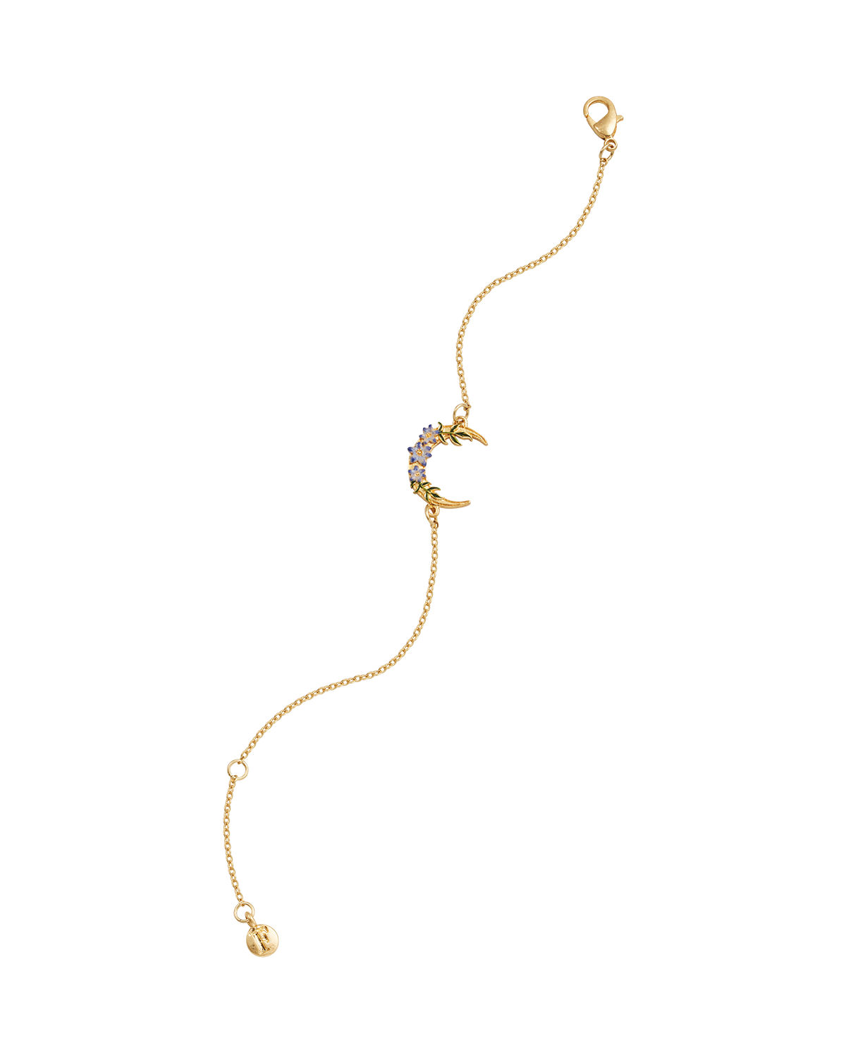 Gold Nightshade Moon Bracelet