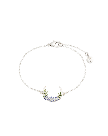 Silver Nightshade Moon Bracelet