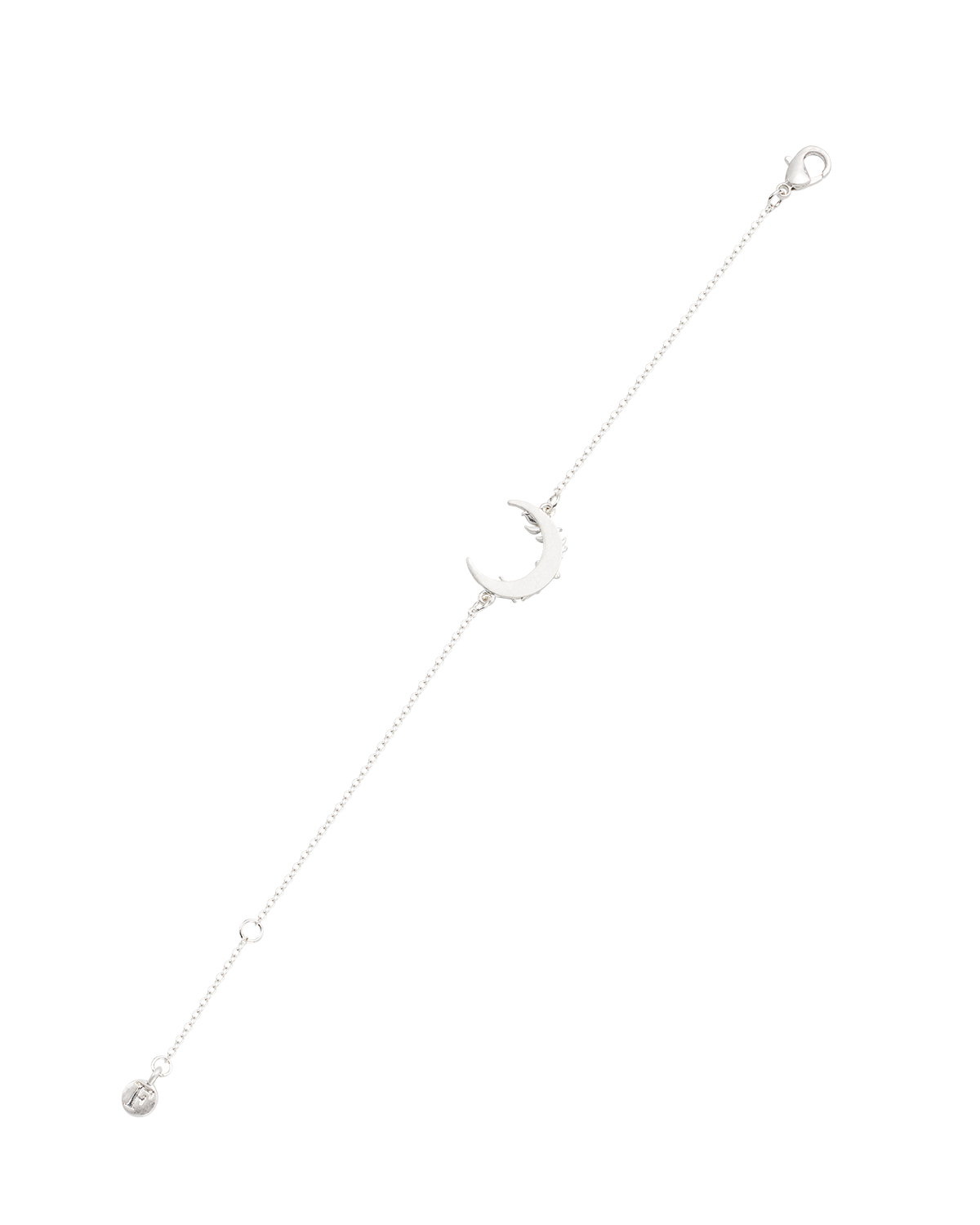 Silver Nightshade Moon Bracelet