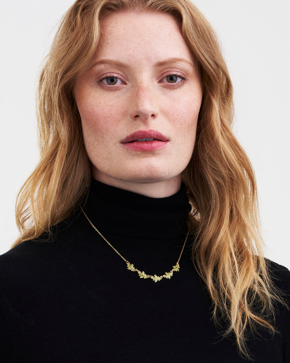 Gold Oak Leaf Choker