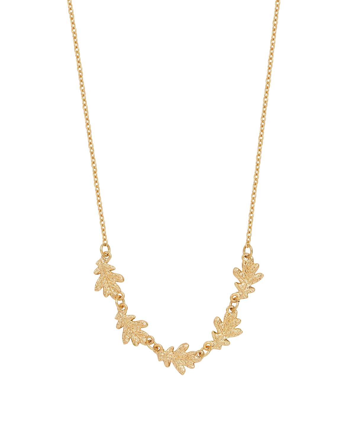 Gold Oak Leaf Choker